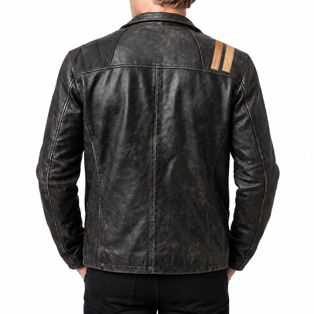 Revelation road black leather jacket