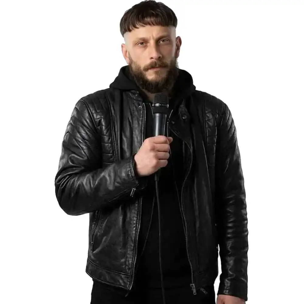 Richard gadd leather jacket