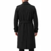 Rupert mannion black cotton coat