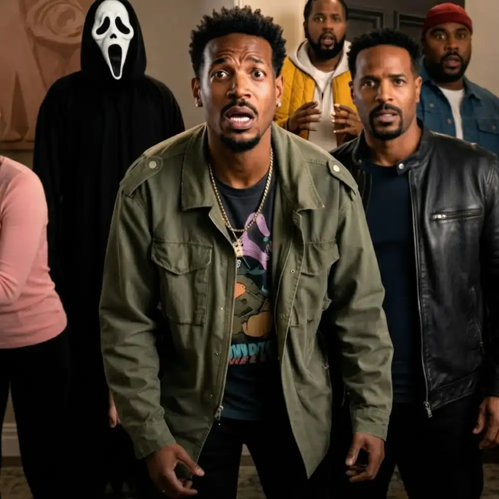 Scary movie green cotton jacket