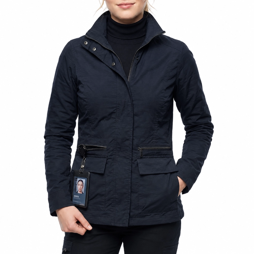 Serena black cotton jacket