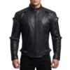 Seth rollins black leather jacket