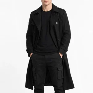 Shin dorohedoro wool trench coat