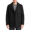 Silo s03 black wool coat