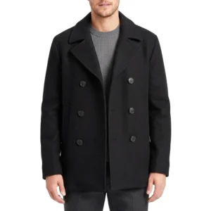 Silo s03 black wool coat