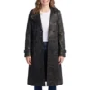 Smallville serinda black leather coat