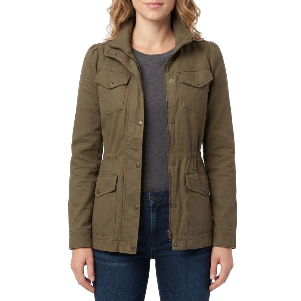 Sonita henry brown cotton jacket