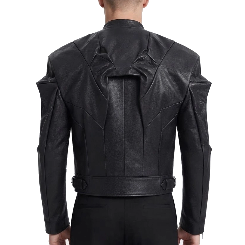 Summerslam black leather jacket