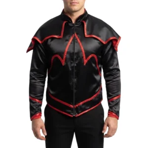 Summerslam black satin jacket