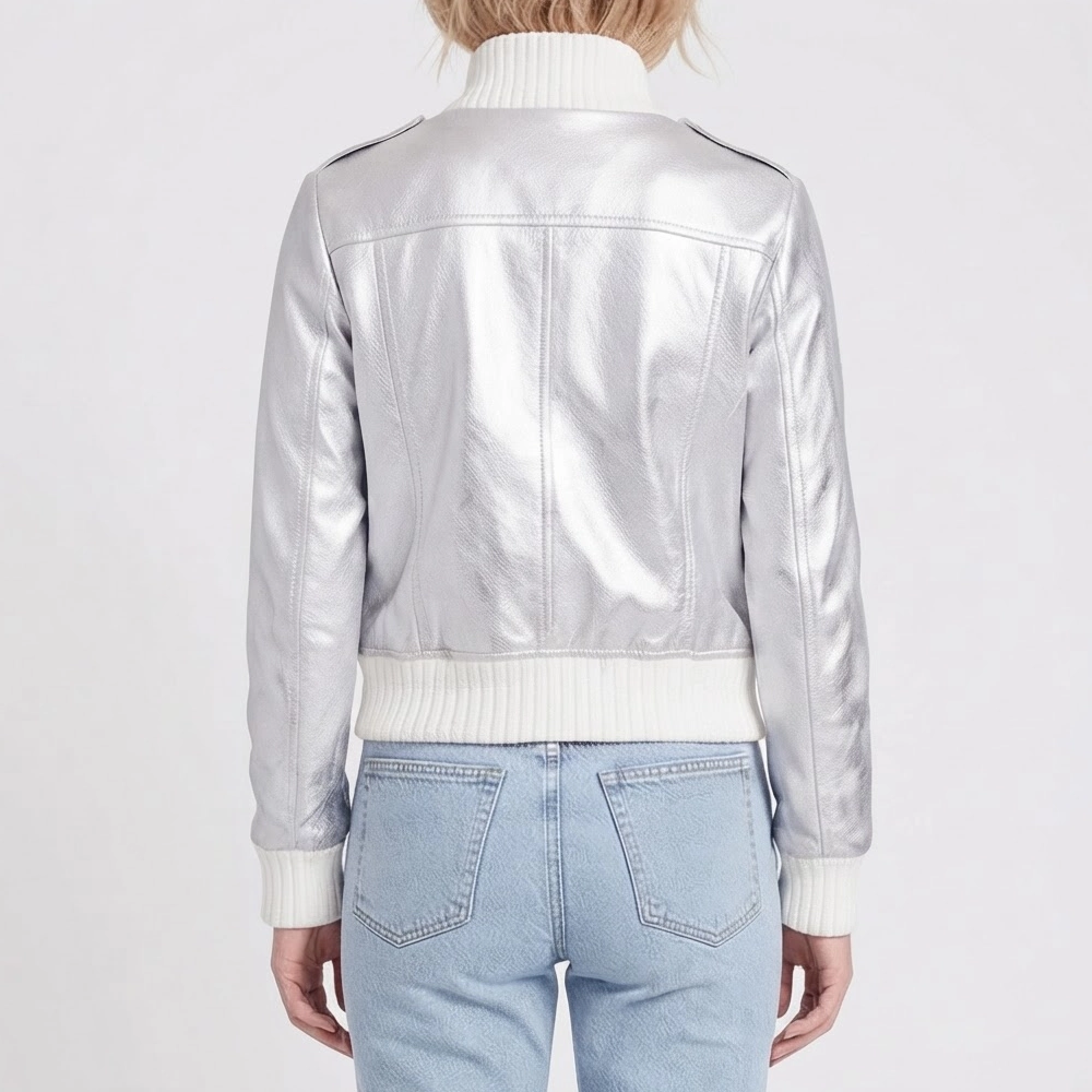 Surprise concert silver jacket