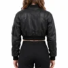Taylor momsen black leather jacket