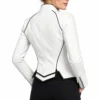 The marvels white leather jacket
