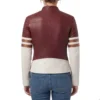The marvels whitemaroon jacket