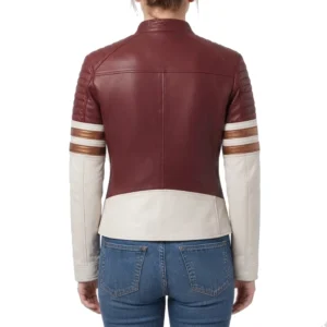 The marvels whitemaroon jacket