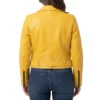 The royals yellow leather jacket