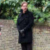 The runner black trench cotton coat