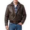They live brown jacket