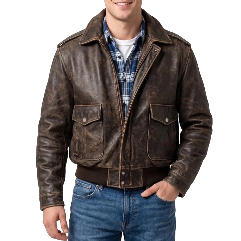 They live brown jacket