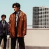 Tokyo brown leather coat