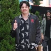 Tommy pitera black bomber jacket