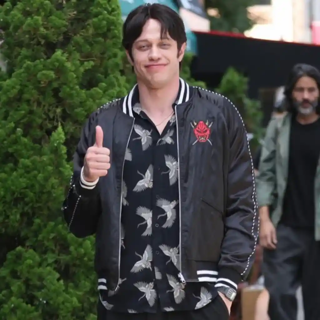 Tommy pitera black bomber jacket