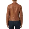 Trying s03 brown leather jacket