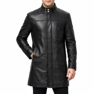 Trying s05 black leather coat