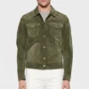 Twisters green trucker jacket