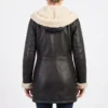 Valerie jean solanas black leather jacket
