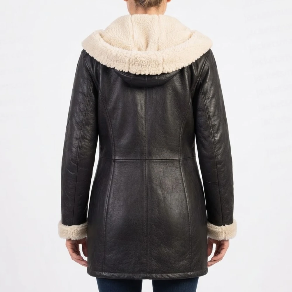 Valerie jean solanas black leather jacket