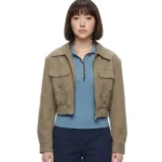 The Chelsea Detective S04 Vanessa Emme Brown Cropped Jacket