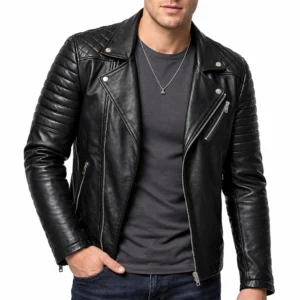 Video game wolf padded jacket