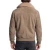 Vman 57 brown leather jacket