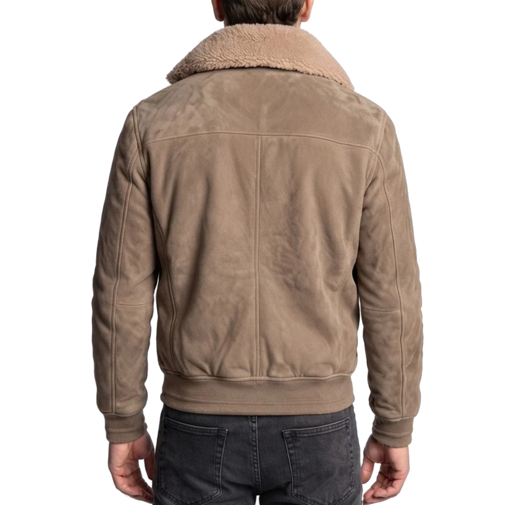 Vman 57 brown leather jacket