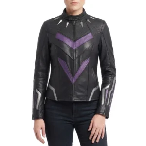 Wakanda forever leather jacket