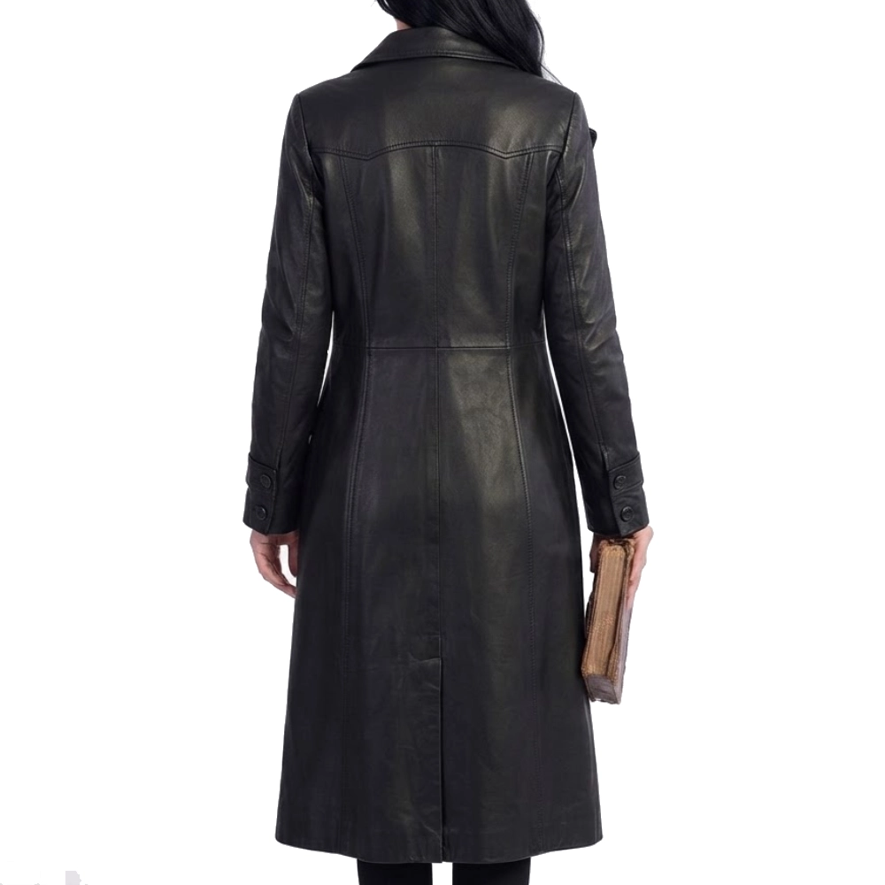 Zatanna zatara black leather coat