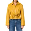 Alex eala mustard jacket front view