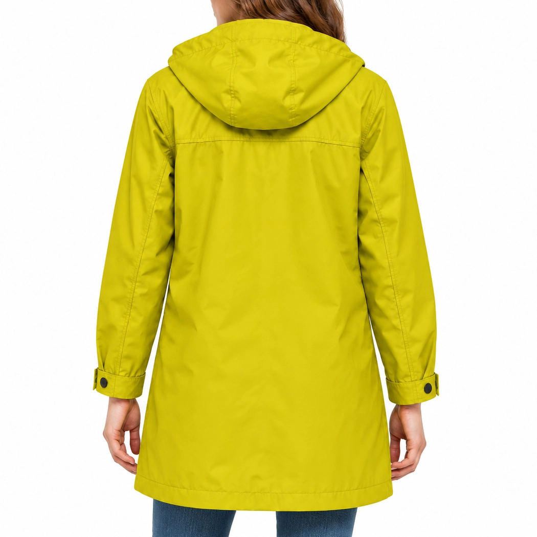 Below 2026 mackenzie davis yellow coat