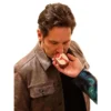 Ben glenroy brown leather jacket