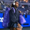Coco gauff navy jacket