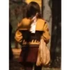 Danielle harris varsity jacket back view