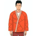Edison Chen Orange Clot Wrap Jacket