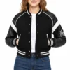 Faye marsay varsity jacket front view