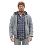 Playing Nice James Norton Gray Hooded Jacket