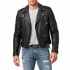 Marcus navarro black jacket front view