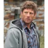 Playing nice gray hooded jacket