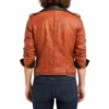 Rachel calahan brown jacket back view