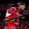 Rb tour red jacket side view