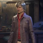 Halloween The Game Richard Hawthorne Brown Leather Jacket
