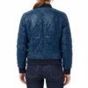Savannah steyn blue jacket back view